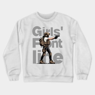 Girls' Frontline Tactical Chic Tee: Where Strength Meets Style Crewneck Sweatshirt